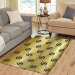 GOODY BLACC GOLD Area Rug 5'3''x4'