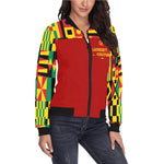 KENTE BUTAN Bomber Jacket for Women