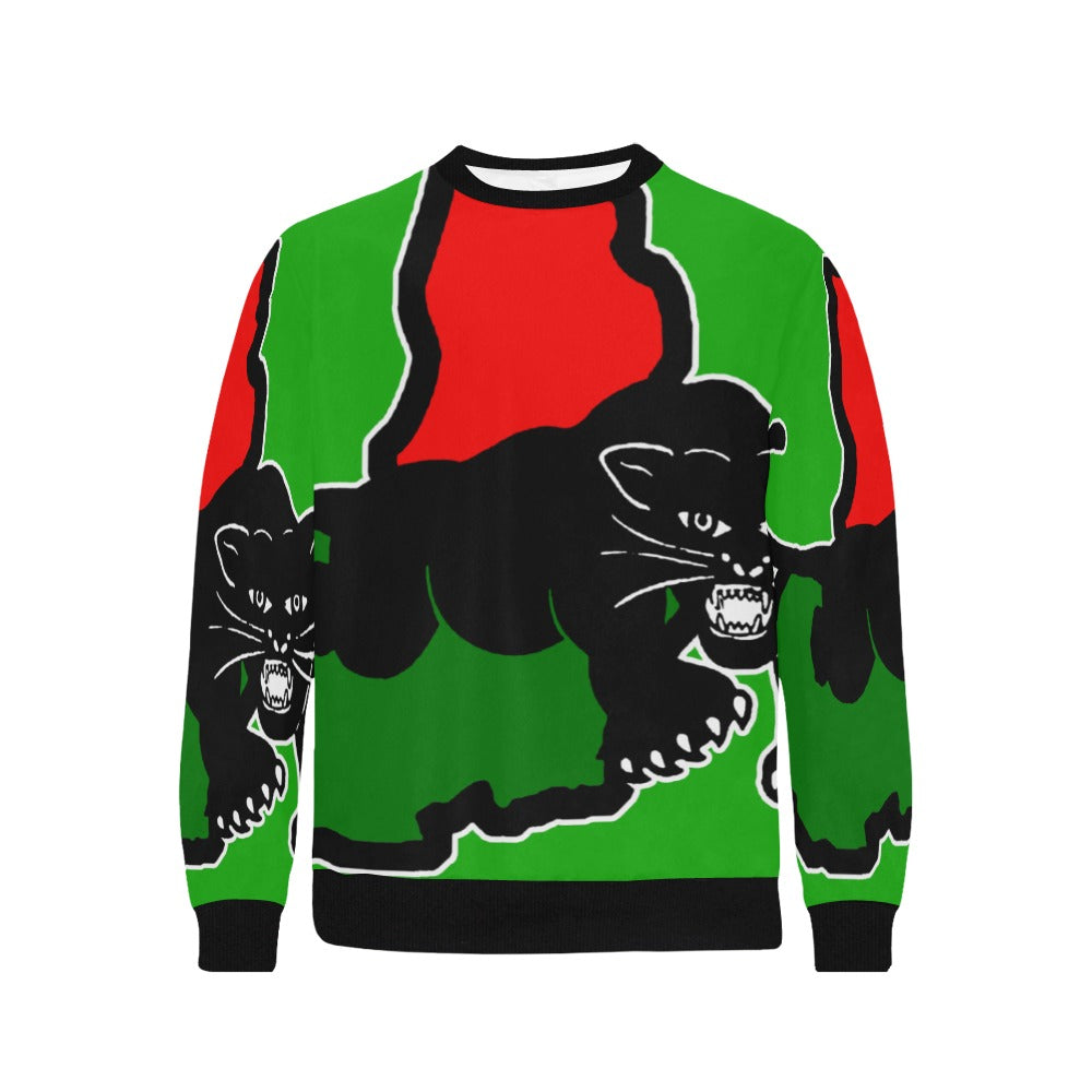 KMT PANTHER Men's Rib Cuff Crew Neck Sweatshirt