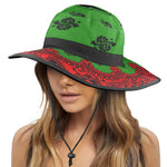 BANDANA Wide Brim Bucket Hat