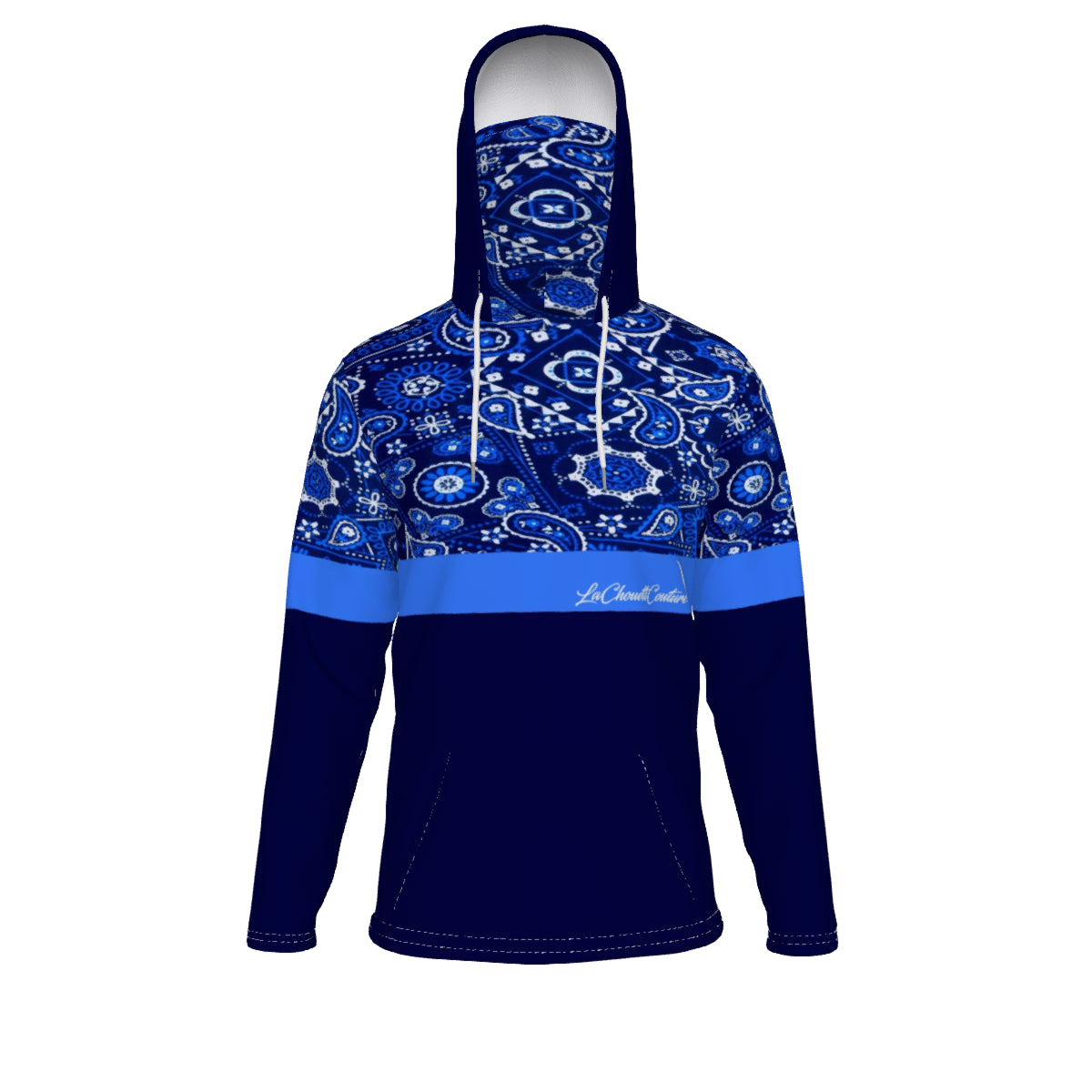 BANDANA VIRAL Cs'UP Unisex Pullover Hoodie With Mask