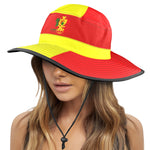 SENEGAL FLAG Wide Brim Bucket Hat