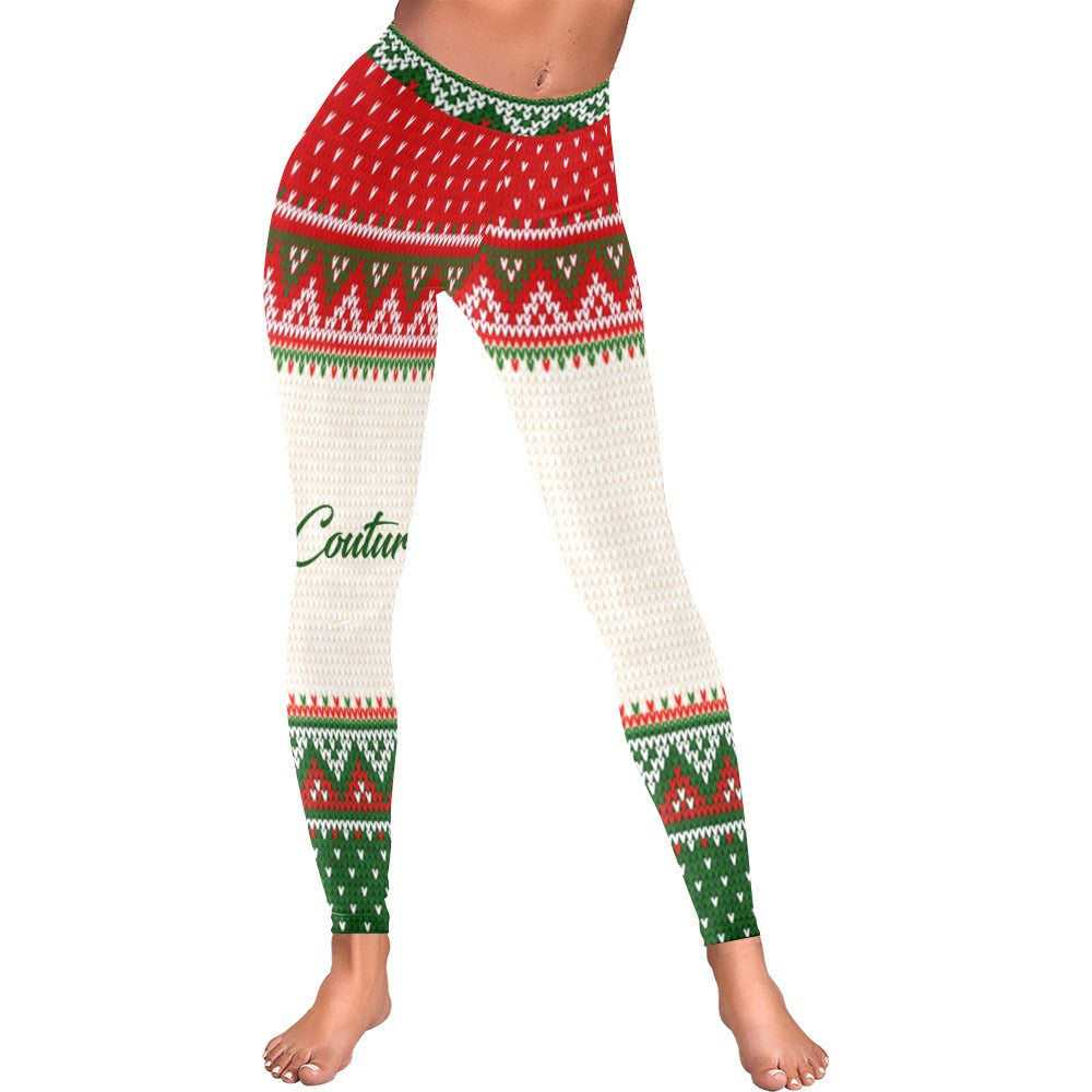 LCC KNITTED Women's Low Rise Leggings