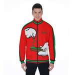 BURN THE OPPS RED Stand Collar Jacket