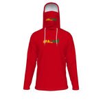 #PAGADE RED Unisex Pullover Hoodie With Mask