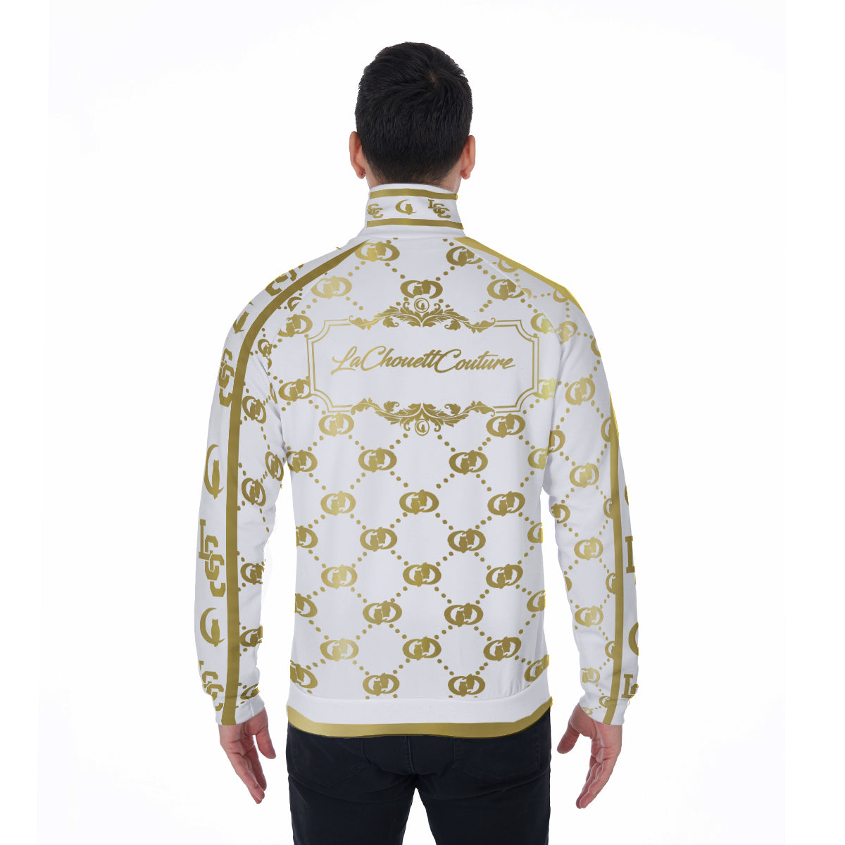 EXCELLENCE GLDWHT Stand Collar Jacket