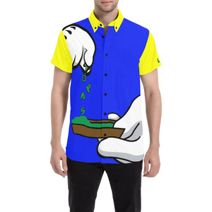 BURN THE OPPS BICOLORS All Over Print Short Sleeve Shirt