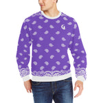 BANDANA FULLY Men's Rib Cuff Crew Neck Sweatshirt