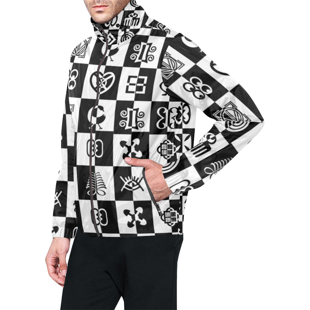 ADINKRA PUZZLE All Over Print Windbreaker for Unisex