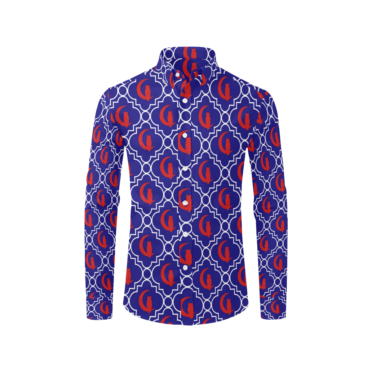 ELEGANCE BLR Men's All Over Print Casual Dress Shirt (Model T61)
