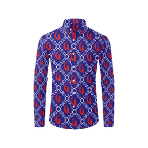 ELEGANCE BLR Men's All Over Print Casual Dress Shirt (Model T61)