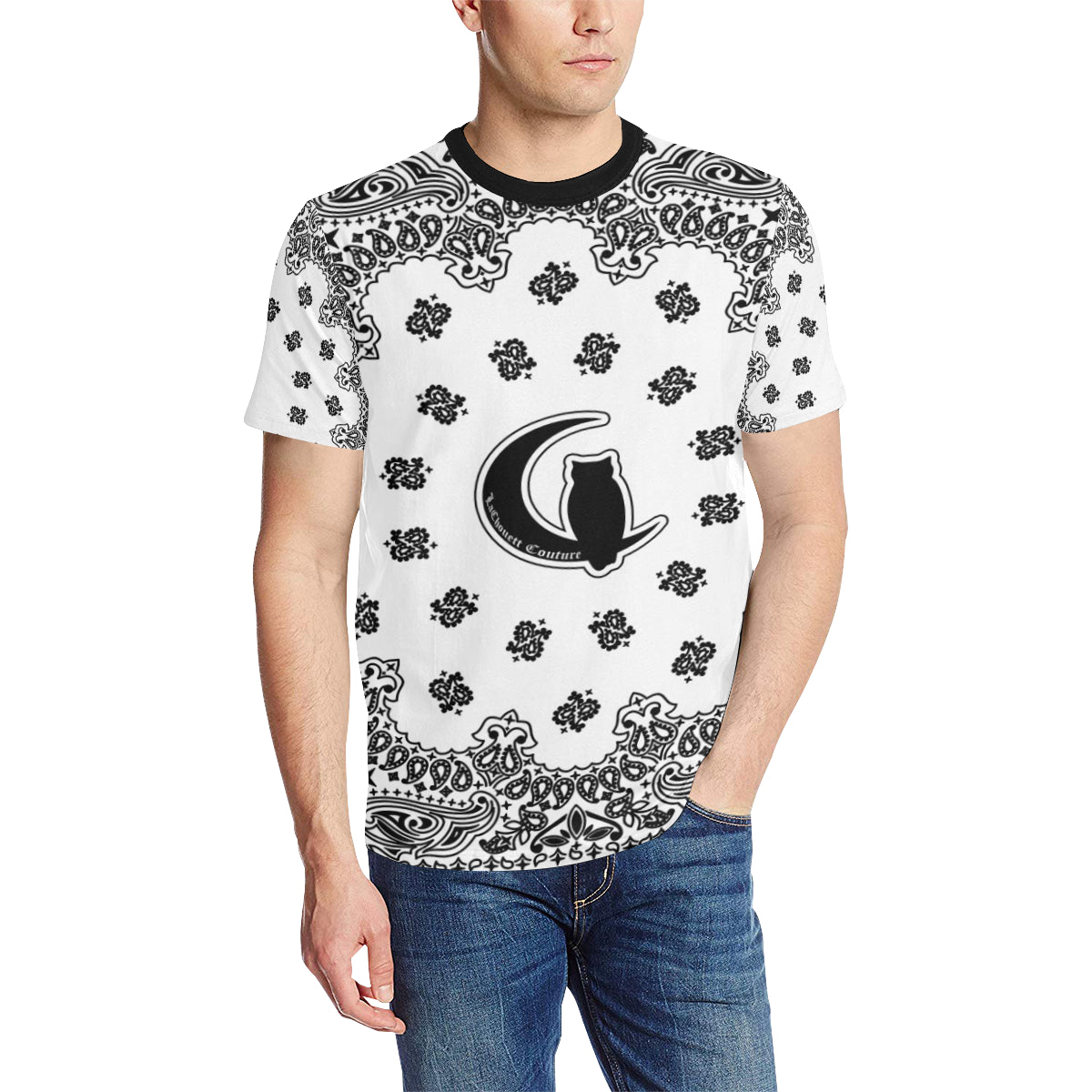 BANDANA WHT Men's All Over Print T-Shirt