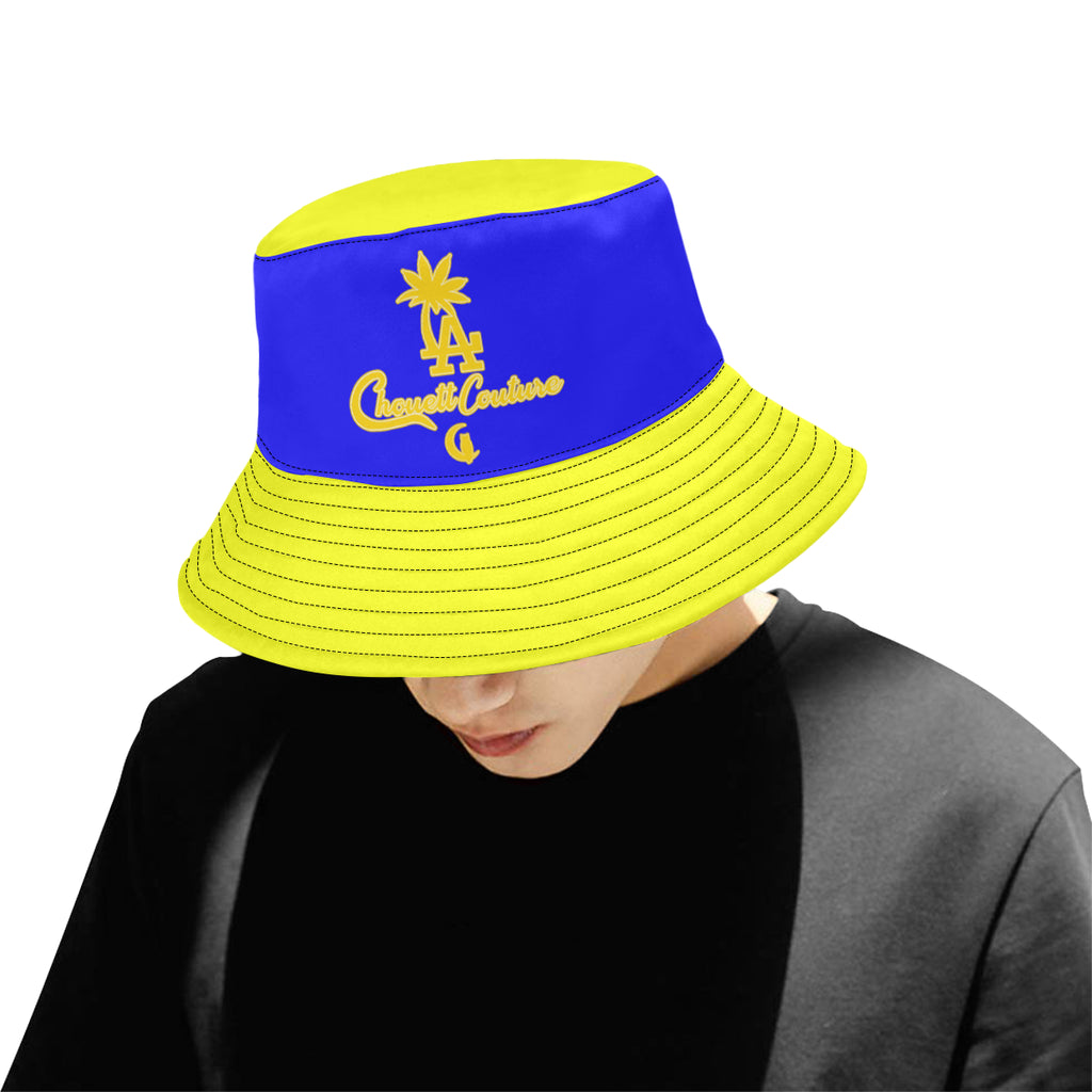 LCC FORNIA BLUE All Over Print Bucket Hat for Men