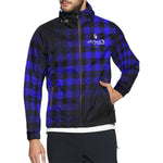 Dusty Plaid Unisex All Over Print Windbreaker