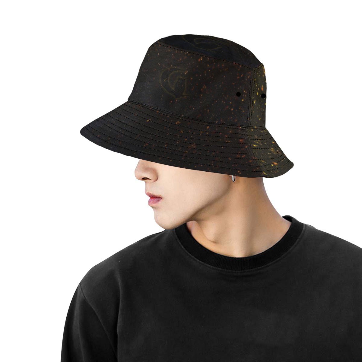 LCC STRASS All Over Print Bucket Hat for Men