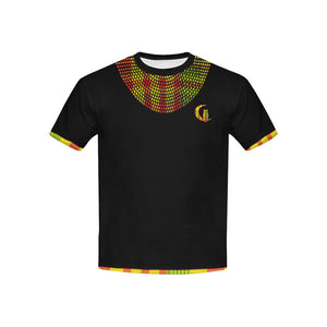 MADRAS BLING Kids' All Over Print T-Shirt