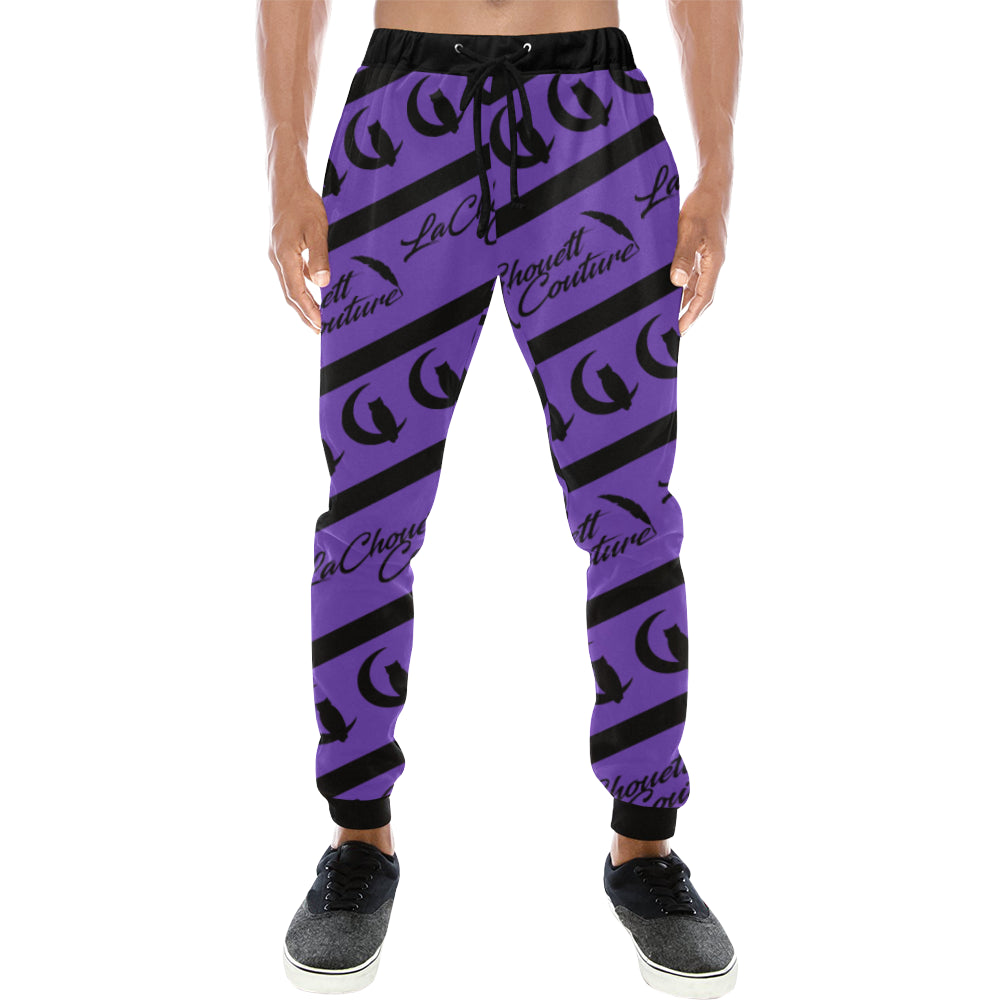NICE ON GRAPE Men's All Over Print Sweatpants (Model L11)