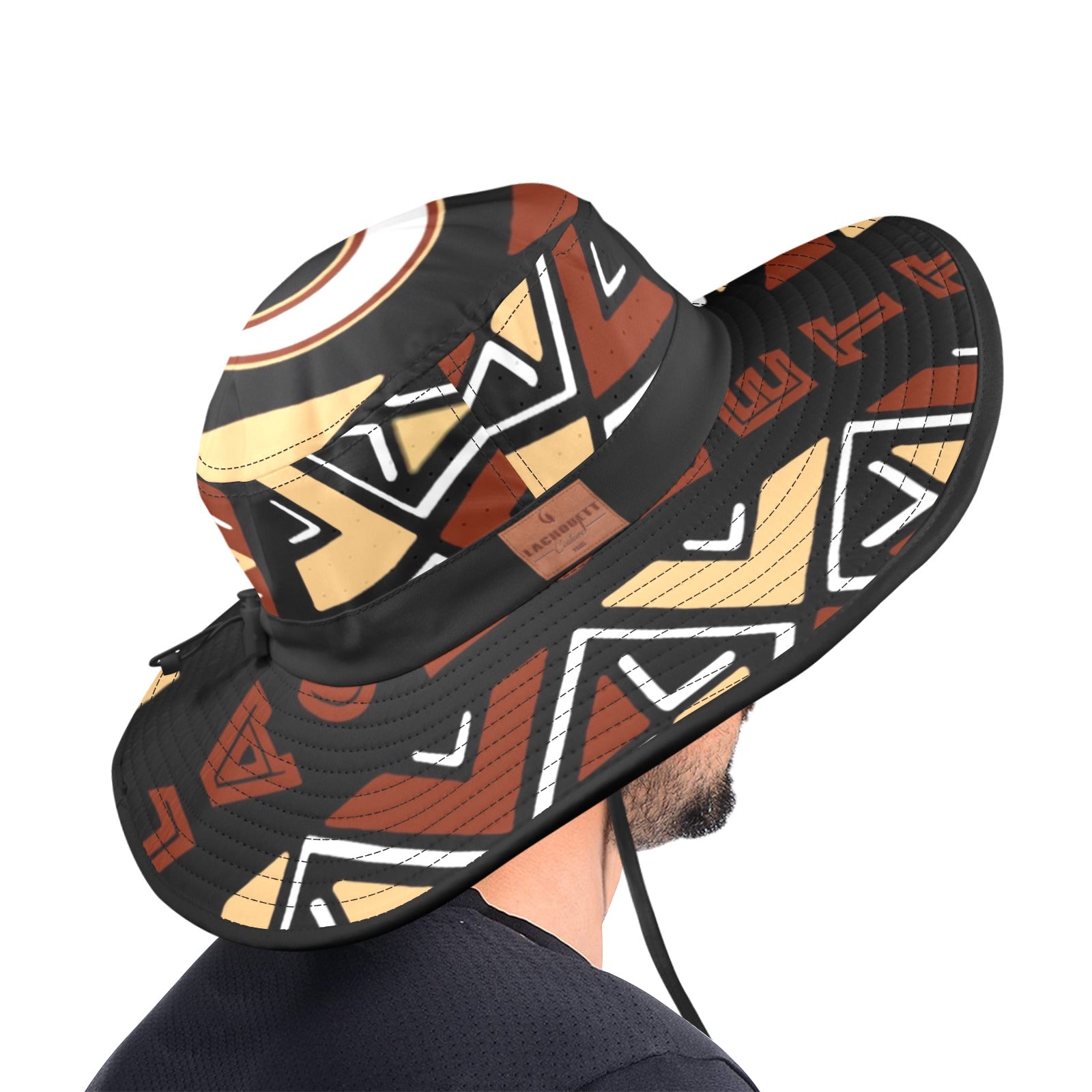 BOGOLAN STYLE Wide Brim Bucket Hat