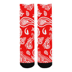 BANDANA PAISLEY Men's Custom Socks