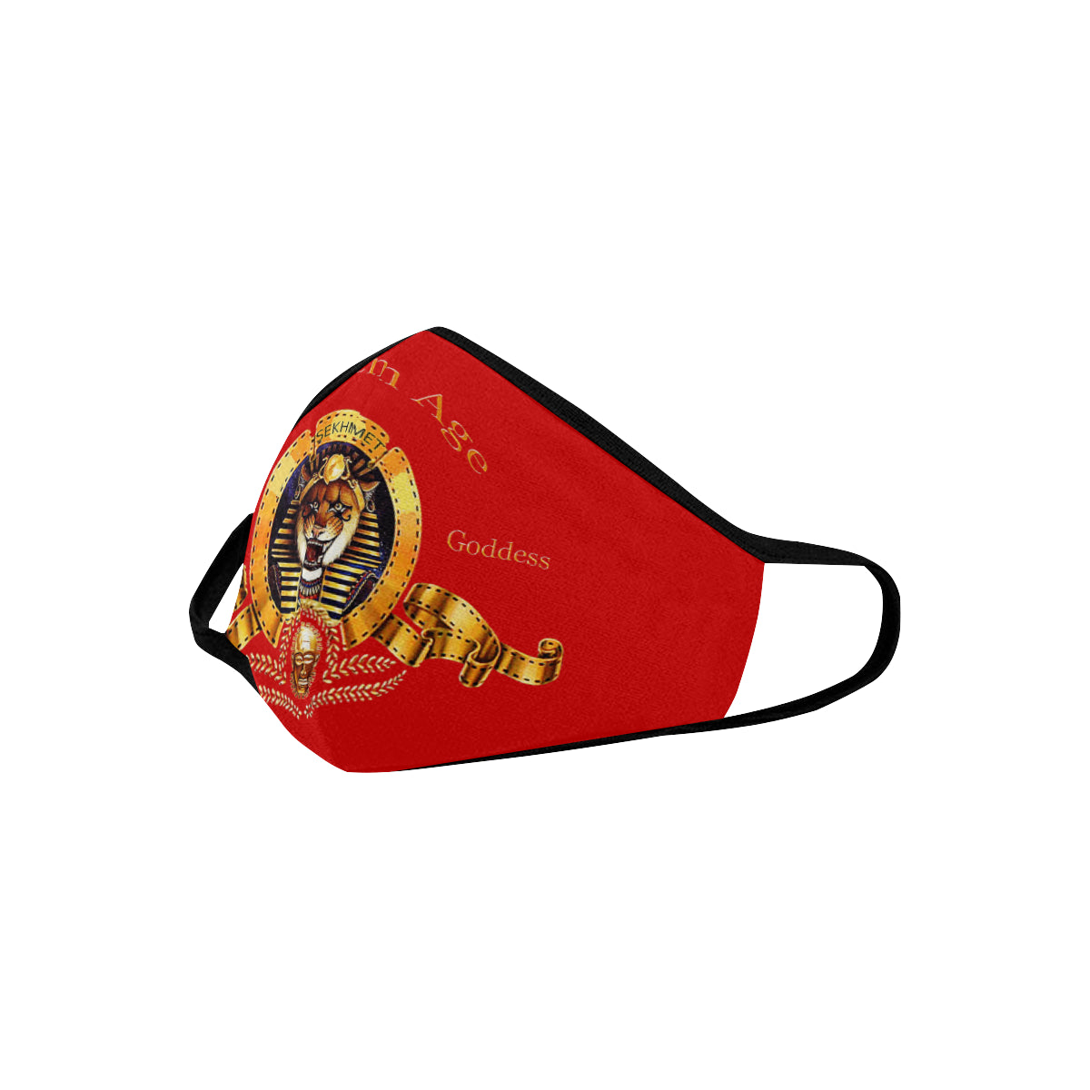 SEKHMET GODDESS RED Mouth Mask in One Piece (2 Filters Included)