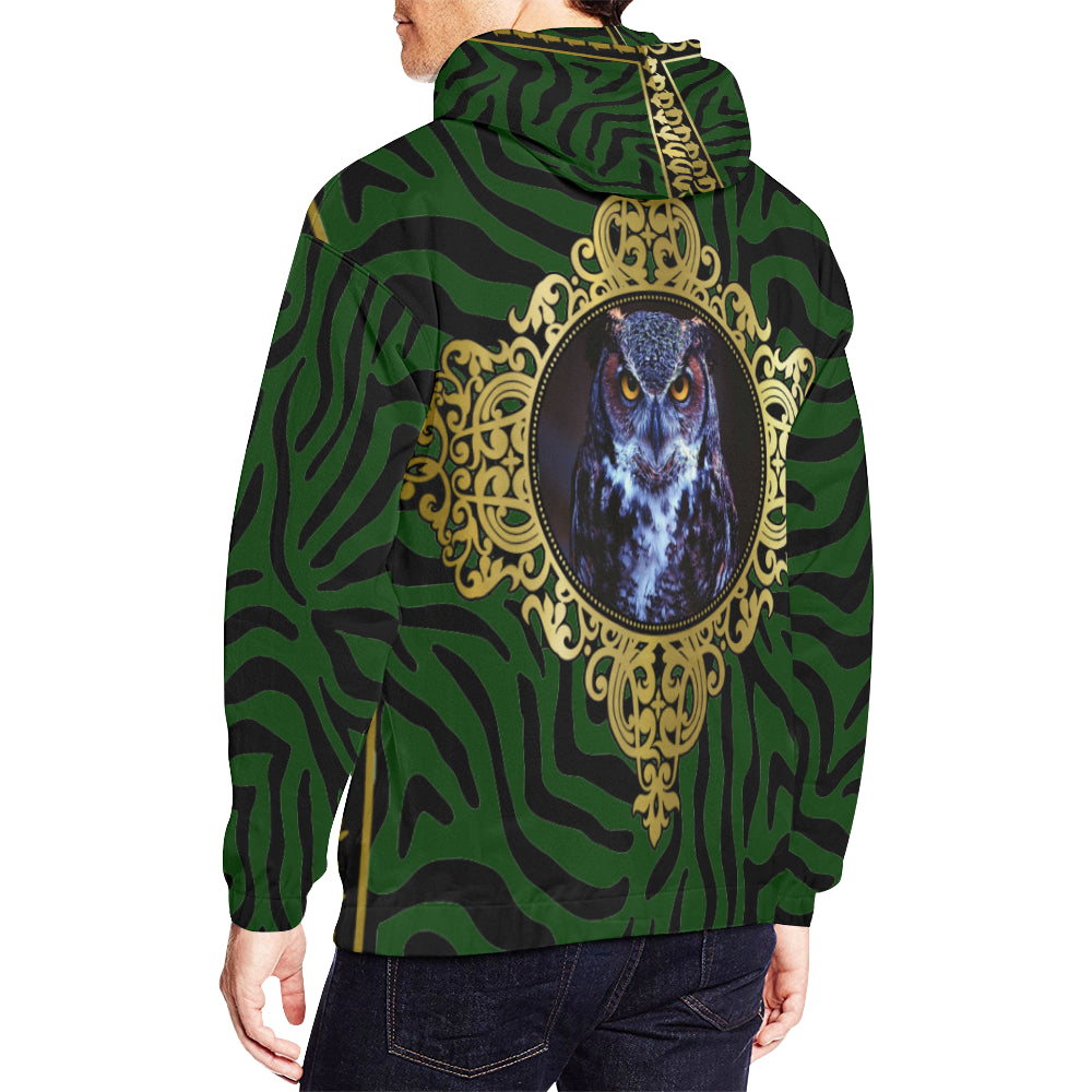 PRIVILEGE GREEN All Over Print Hoodie for Men