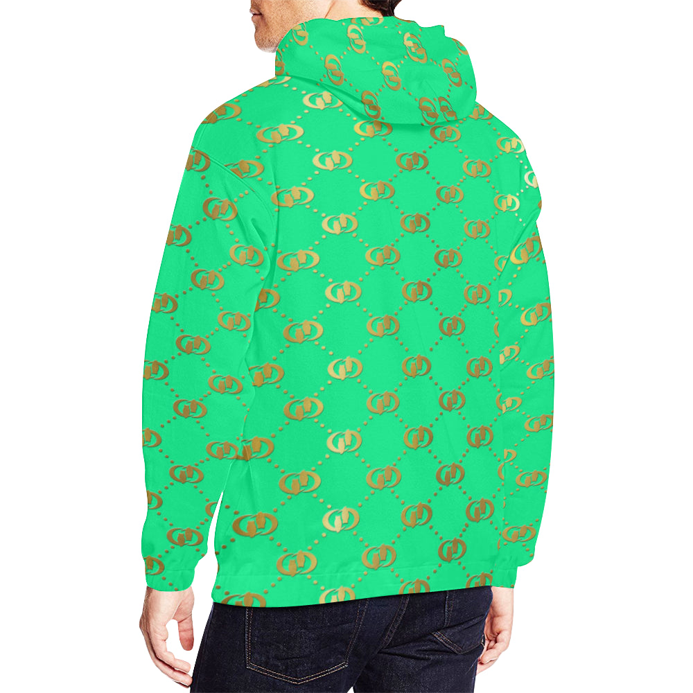 EXCELLENCE TRQGLD All Over Print Hoodie for Men