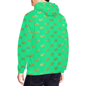 EXCELLENCE TRQGLD All Over Print Hoodie for Men