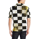 CHEST IN GOLD Men's All Over Print Polo Shirt
