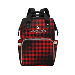 DUSTY PLAID Multi-Function Diaper Backpack