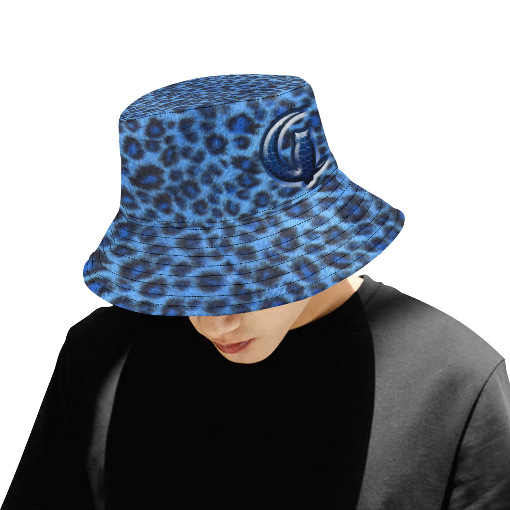 BLUE TIGER SKIN All Over Print Bucket Hat for Men
