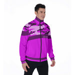 CAMOUFLAGE GRAPES Stand Collar Jacket