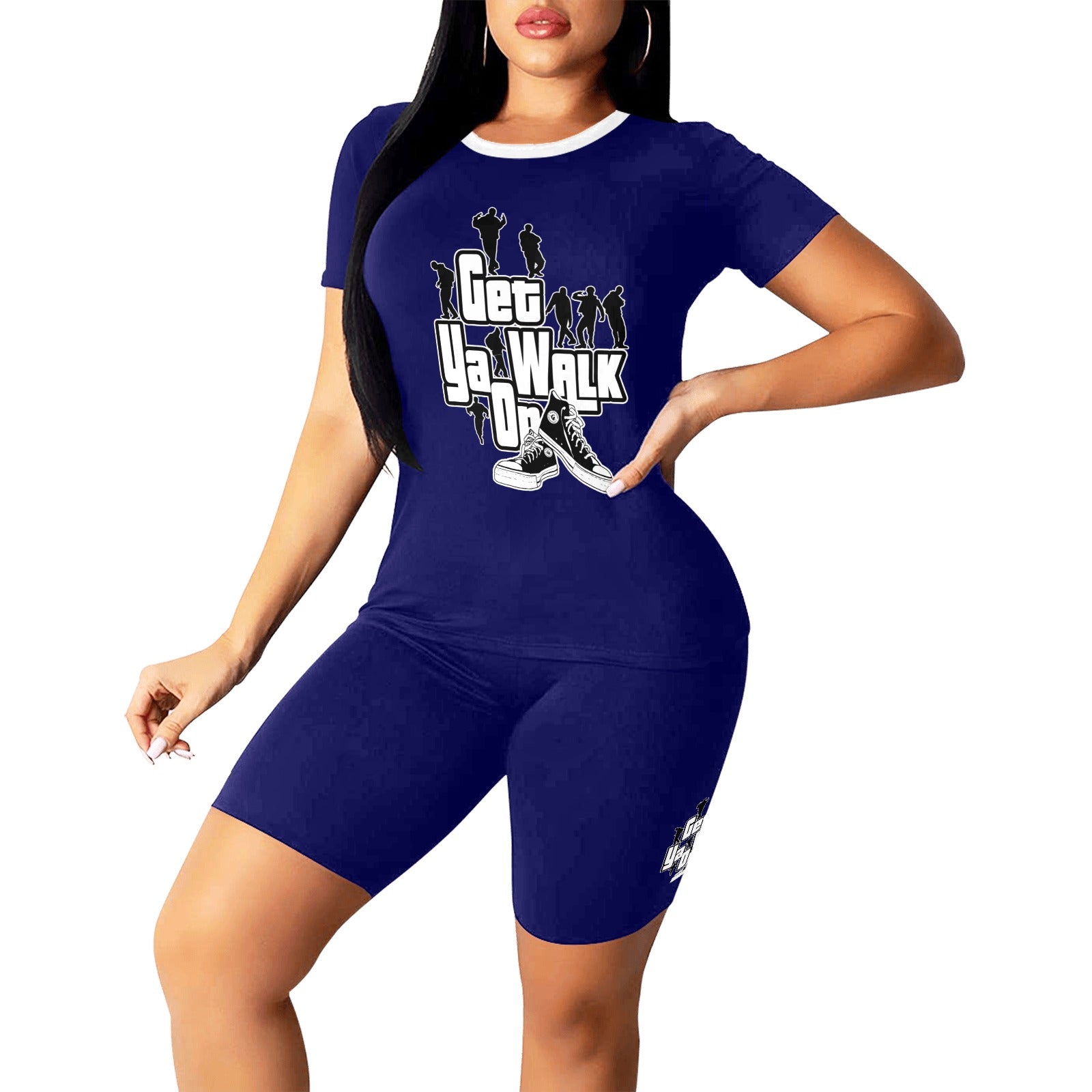 GET YA WALK ON Women's Short Yoga Set