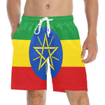AFRIKA ENG Men's Mid-Length Beach Shorts