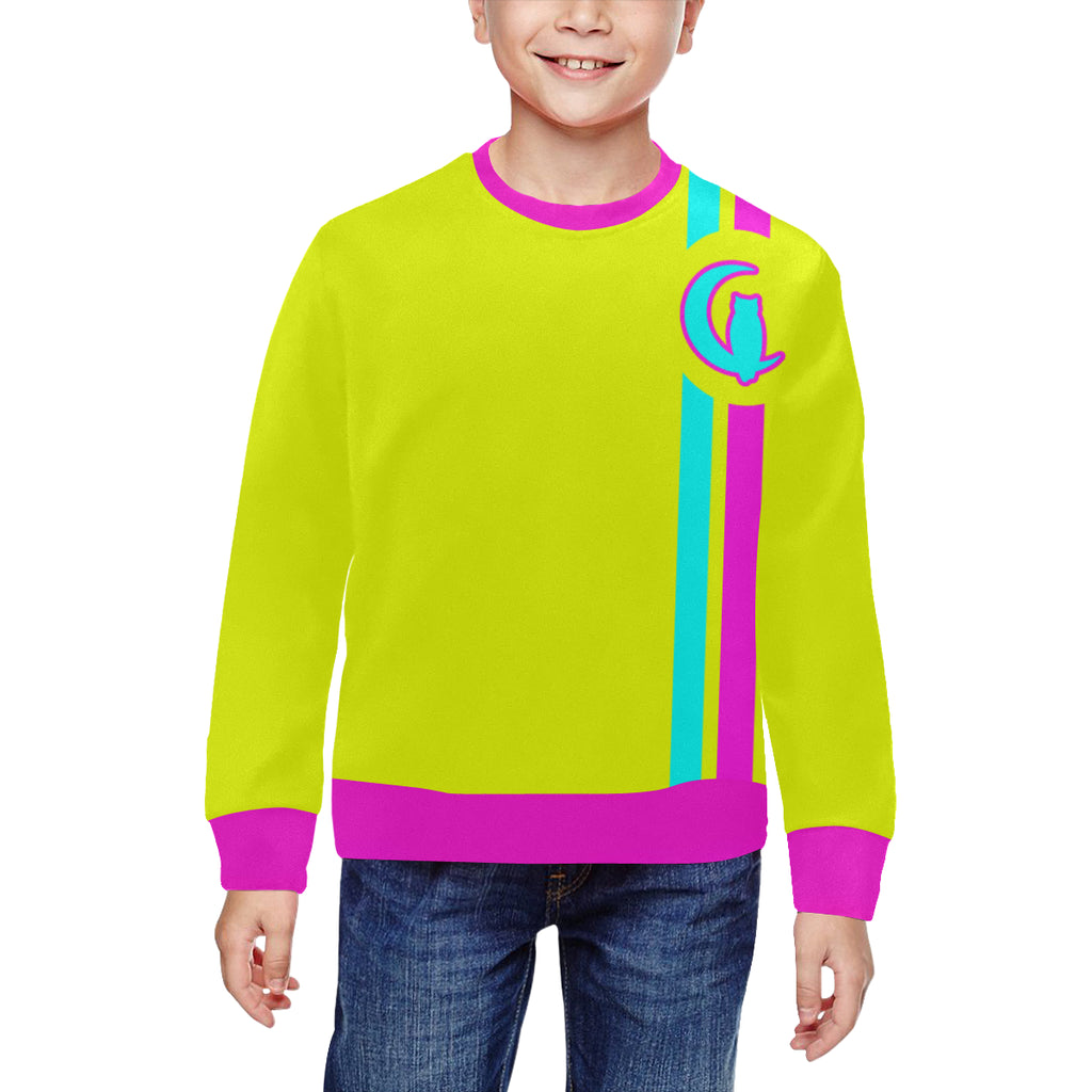 FRESH UP Y All Over Print Crewneck Sweatshirt for Kids (Model H29)
