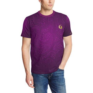 LUXURY GANG GRAPE Men's All Over Print T-Shirt
