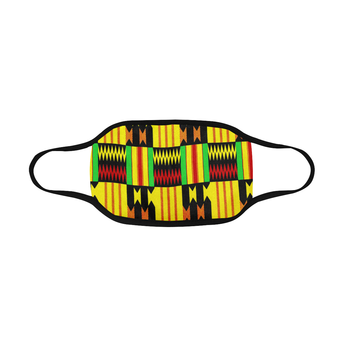 KENTE RASTA Mouth Mask in One Piece (2 Filters Included)
