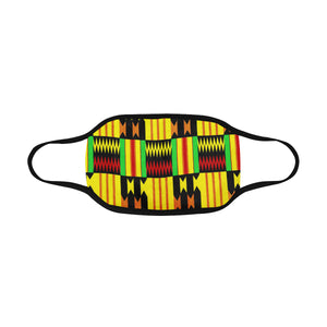 KENTE RASTA Mouth Mask in One Piece (2 Filters Included)