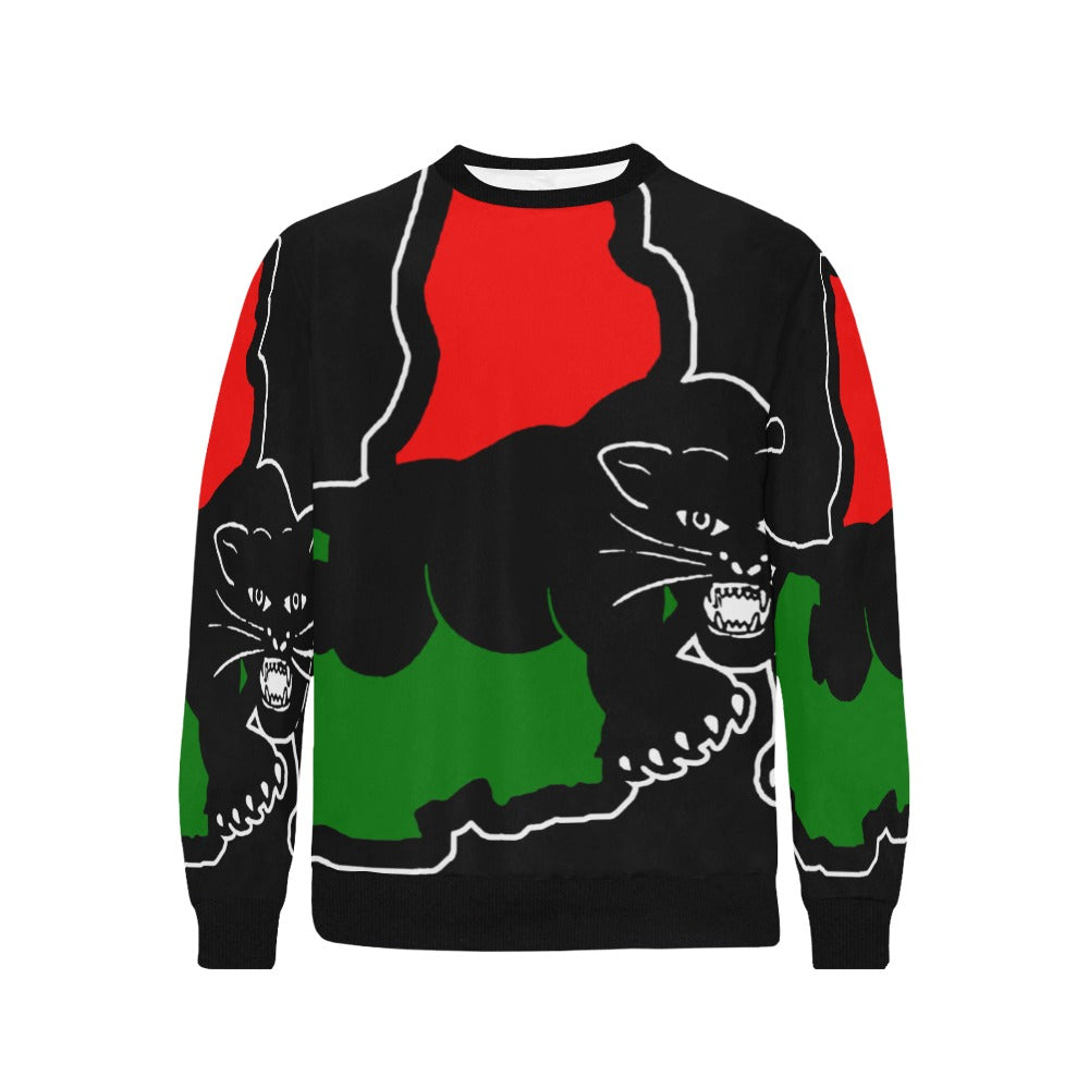 KMT PANTHER Men's Rib Cuff Crew Neck Sweatshirt