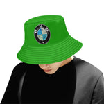B.Money.W GREEN All Over Print Bucket Hat for Men