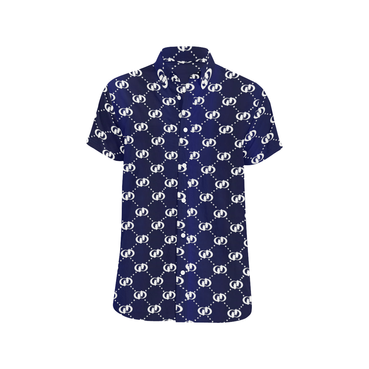EXCELLENCE BLWHT Men's All Over Print Short Sleeve Shirt