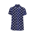 EXCELLENCE BLWHT Men's All Over Print Short Sleeve Shirt