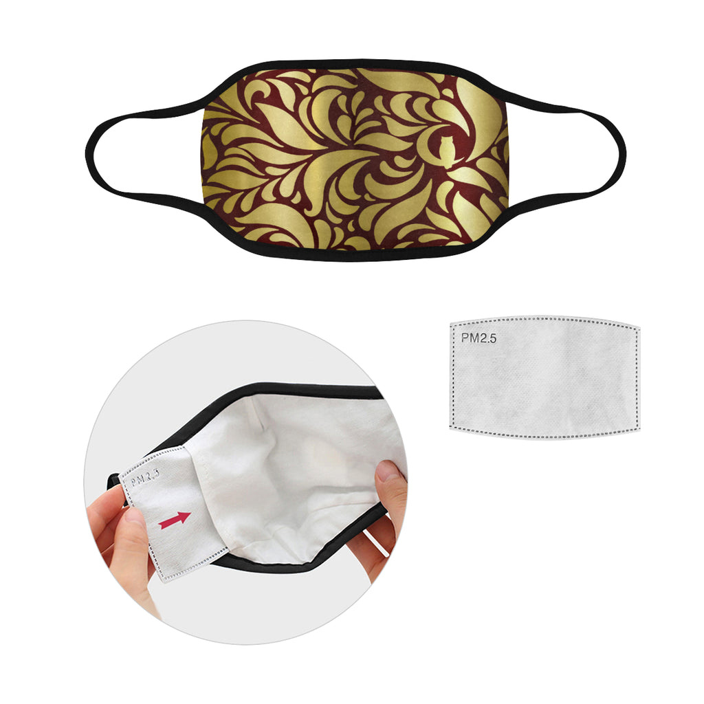 GORGIOUS BRDX LEAF Mouth Mask in One Piece (2 Filters Included)