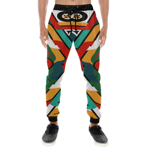 TEMBE ART Men's All Over Print Sweatpants