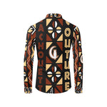 BOGOLAN STYLE Men's All Over Print Casual Dress Shirt
