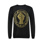 FIST UP RVLTN Women's Rib Cuff Crew Neck Sweatshirt