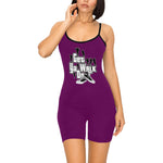 GET YA WALK ON Women's Short Yoga Bodysuit