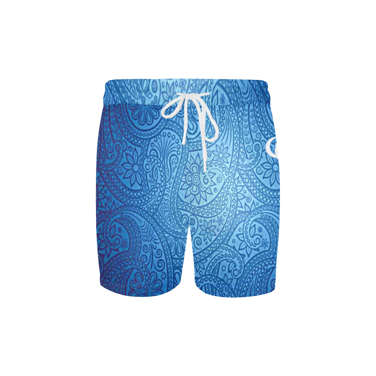 LUXURY BLU GANG Men's Mid-Length Swim Shorts (Model L39)
