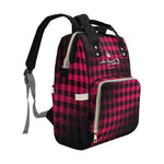 DUSTY PLAID Multi-Function Diaper Backpack