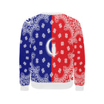 BANDANA UNITY Men's Rib Cuff Crew Neck Sweatshirt
