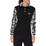ADINKRA MX Women's Long Sleeve Polo Shirt